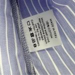 Child of the Universe Off the Shoulder Ruffle Sleeve Blue and White Stripe Top M Size M Photo 7