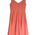 Kate Spade Twill Grace Midi Dress Fit and Flare Sea Star Coral Sz 4 - NWT $398 Photo 5