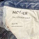 MOTHER Denim The Looker Ankle Fray Skinny Cigarette Jeans Twice Shy Light Wash Blue Size 30 Photo 12