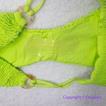 Aila Blue New Set! Free People x  lime green‎ bikini, top size S, Bottom size M Photo 8