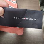 Tommy Hilfiger NWT Size XS Orange Blue Striped Halter Lightly Padded Swim Top Photo 5