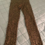 Spanx Seamless Leopard Print Leggings Womens Medium Photo 0