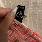 Windsor Boho Layered One Sleeve Boho Aztec Dress Pink/CreamWhite Cold Shoulder sz Small Photo 8