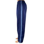 Champion Women's Blue Elastic Waist Windbreaker Activewear Gym Sweatpants Size L Photo 1