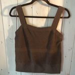 Banana Republic Black Sweater Tank Top, Size L Photo 0