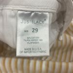 Just Black  White Cropped Jeans Photo 2