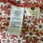 Madewell  Clara Red Daisy Print Wrap Dress‎ Size Small EUC 100% Cotton Photo 4