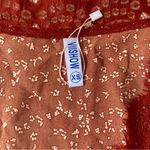 NWOT Red Floral Sleeveless V Photo 8