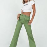 Princess Polly Carson Green High Rise Flared Pants 6 Photo 1