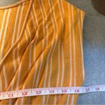 Caution to the Wind  Orange Striped Maxi Dress Photo 6