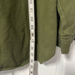 Thread & Supply Olive Green Button cotton shirt jacket size medium Photo 6
