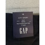 Gap  Classic Black Mid Rise Stretch 3" Inseam Chino City Short‎ Womens 10 NEW NWT Photo 7