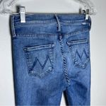Mother The Mid Rise Dazzler Ankle Fray We The Animals Denim Jeans Sz 25 Blue Photo 7
