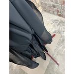 Karen Miller formal dress prom beaded black cutout neckline Photo 8