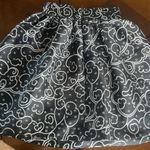 Emporio Armani  Black and White Floral Mini Skirt Photo 3