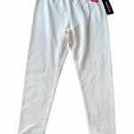 Wildfox NWT "Smooches" Knox SweatPants Jogger White Extra soft Photo 3