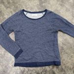 Everlane  heather navy French terry pullover sweatshirt Photo 1