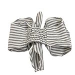 Olivaceous  Gray White Striped Tie Front Bandeau Top Size Women's Medium Photo 1