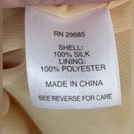 Pendleton NWT  crew neck bronze/gold wide strap fully lined 100% silk tank;  L Photo 7