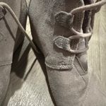 Toms Lace-up Wedge Booties Photo 1