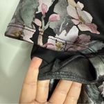 Lane Bryant Lane‎ Bryant Black V-Neck Floral Formal Short Sleeve Dress Size 26/28 Photo 3