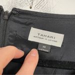 Tahari ASL Black Cap Sleeve Knee Length Sheath Dress Womens 14 Preppy Academia Photo 4