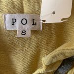 POL NEW  Yellow & Plaid Distressed Jacket/Shirt Photo 3