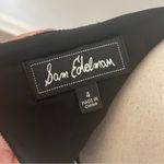 Sam Edelman Sam Edelman Striped Tweed Mini Skirt 4 Black Red Fringe Hem Preppy Wrap Skirt Photo 1