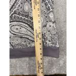 Vera Bradley  Xs Gray Paisley‎ Half Zip Cotton Pockets Photo 4