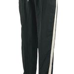 ZARA Women's Black Striped High Waist Drawstring Trousers Sweatpants Size S Photo 0