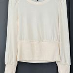 ME+EM Cream Crew Neck Sweatshirt White Photo 0