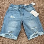 Ymi Light Wash Bermuda Shorts Photo 4