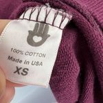 Spiritual Gangster Yogini Burgundy Cotton Crewneck Sweatshirt USA Made Size XS Photo 7