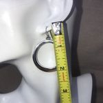 SIMON SEBBAG Sterling Silver Electroplated Drop Hoop Earrings Vintage Photo 6