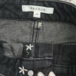 PacSun  Black Denim Flower Skirt Photo 1
