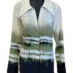 Bec & Bridge NEW  Longline Riptide Green Ombre Silk Top Size Small Photo 0