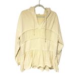 Free People Sail Away With Me Hoodie Pullover Sweatshirt Boho Lagenlook Size XS Photo 1