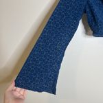 Wild Fable Women's Wrap Tie Top Sheer Ballet Festival Floral Whimsigoth Boho Velvet Burnout Photo 2