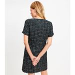 Loft  Women's Tennis Metallic Tweed Fringe Pocket Mini Dress 4 -NWT Photo 6
