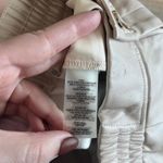 Karl Lagerfeld Karl Lagerfield Faux Leather Biege Shorts Photo 7