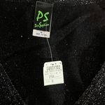 Per Se PS PerSeption Cardigan Womens Size Medium Black Glitter Sweater New Photo 4