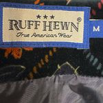 Ruff Hewn Vintage 80s 90s Bohemian Whimsical Velvet Folk Art Vest Size Medium Photo 9