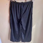 BB Dakota  Women's Size 2XL Black Open Wide Leg‎ Pants Elastic Waistband Flowy Photo 4