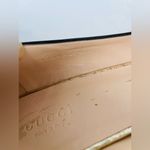 Gucci Gold Metallic leather GG fringe Marmont 30mm Heeled Loafer pumps EU 41 Photo 2