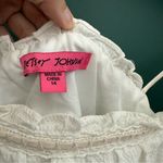 Betsey Johnson  Novelty‎ Cotton and Venise Lace Tulip Mini Dress Y2K Photo 9