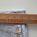 J Jill Love Linen Striped Cropped Wide Leg Pants Petite Small Nautical Button White Size undefined Photo 8