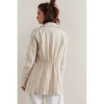 Free People  Fern Blazer in Dusty Beige Size Medium Photo 2
