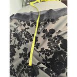Liz Claiborne  Career Black Velvet Floral Pants‎ Women’s Size Large Photo 6
