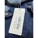 NEW Billy J Raz Blue Denim Collared Short Sleeve Button Down Mini Shirt Dress 14 Photo 3