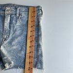 American Eagle  Super Hi-Rise Shortie Women’s Jean Shorts Size 6 Blue Floral Photo 6